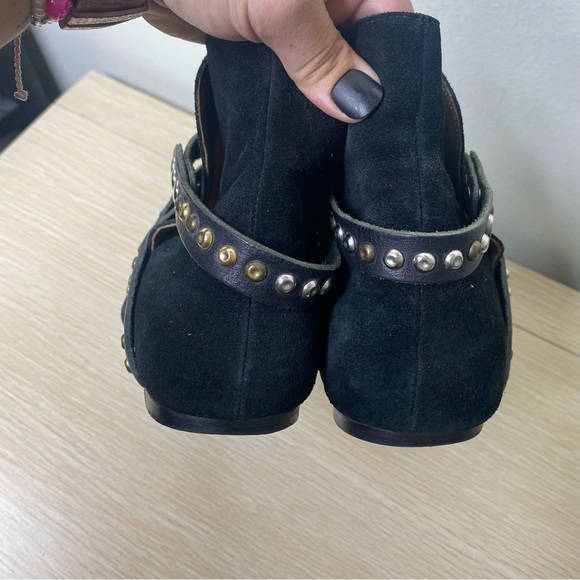 Isabel Marant Etoile Black Suede Hey Jude Ruben Studded Boots Booties 40 or 10 - Picture 5 of 11